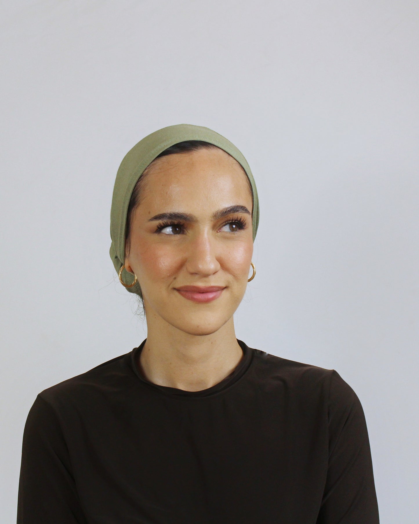 Easy Wrap Turban – Jersey Matcha