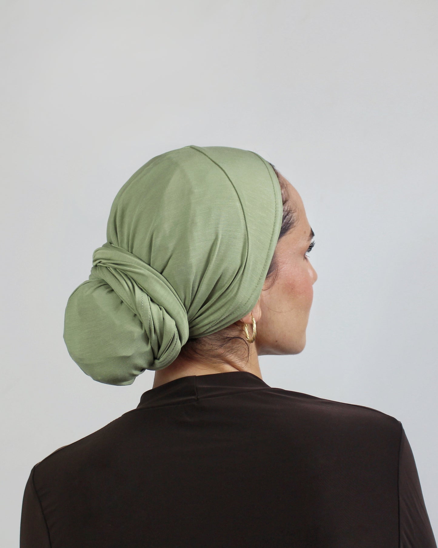 Easy Wrap Turban – Bamboo Sage