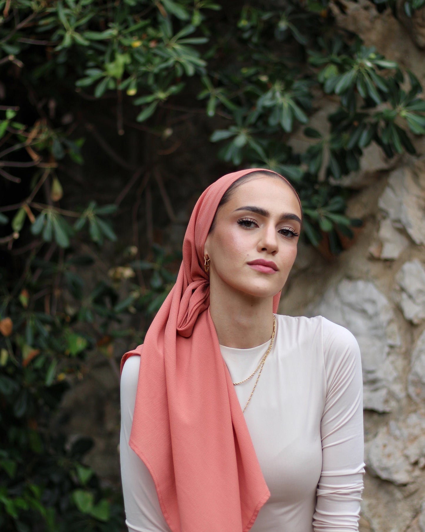 New Rebels - Nœud - Chiffon Corail - New Rebels