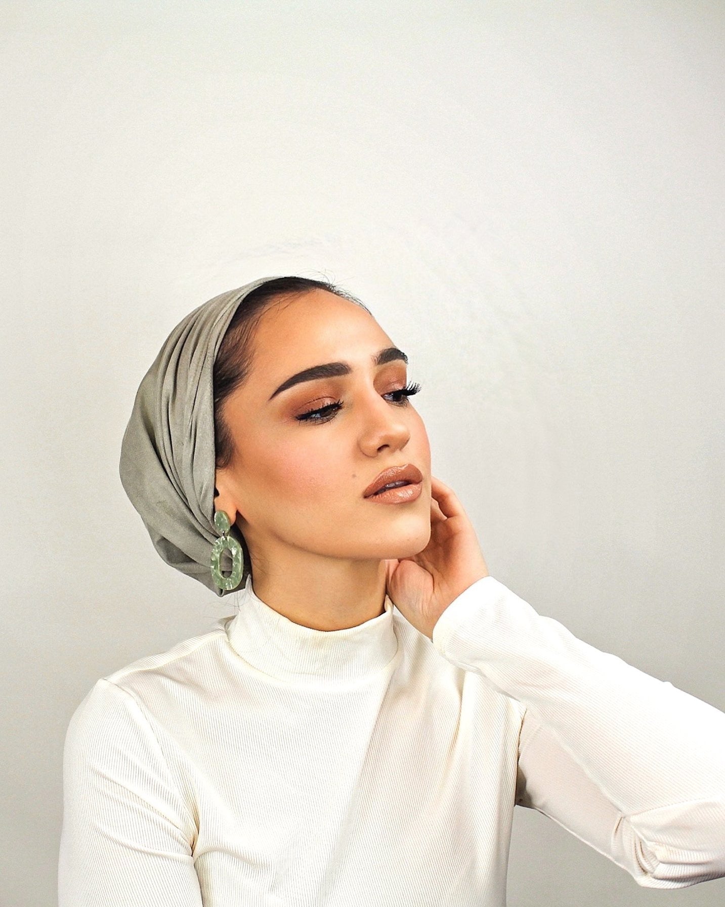 Turban - Suédine Grège - New Rebels