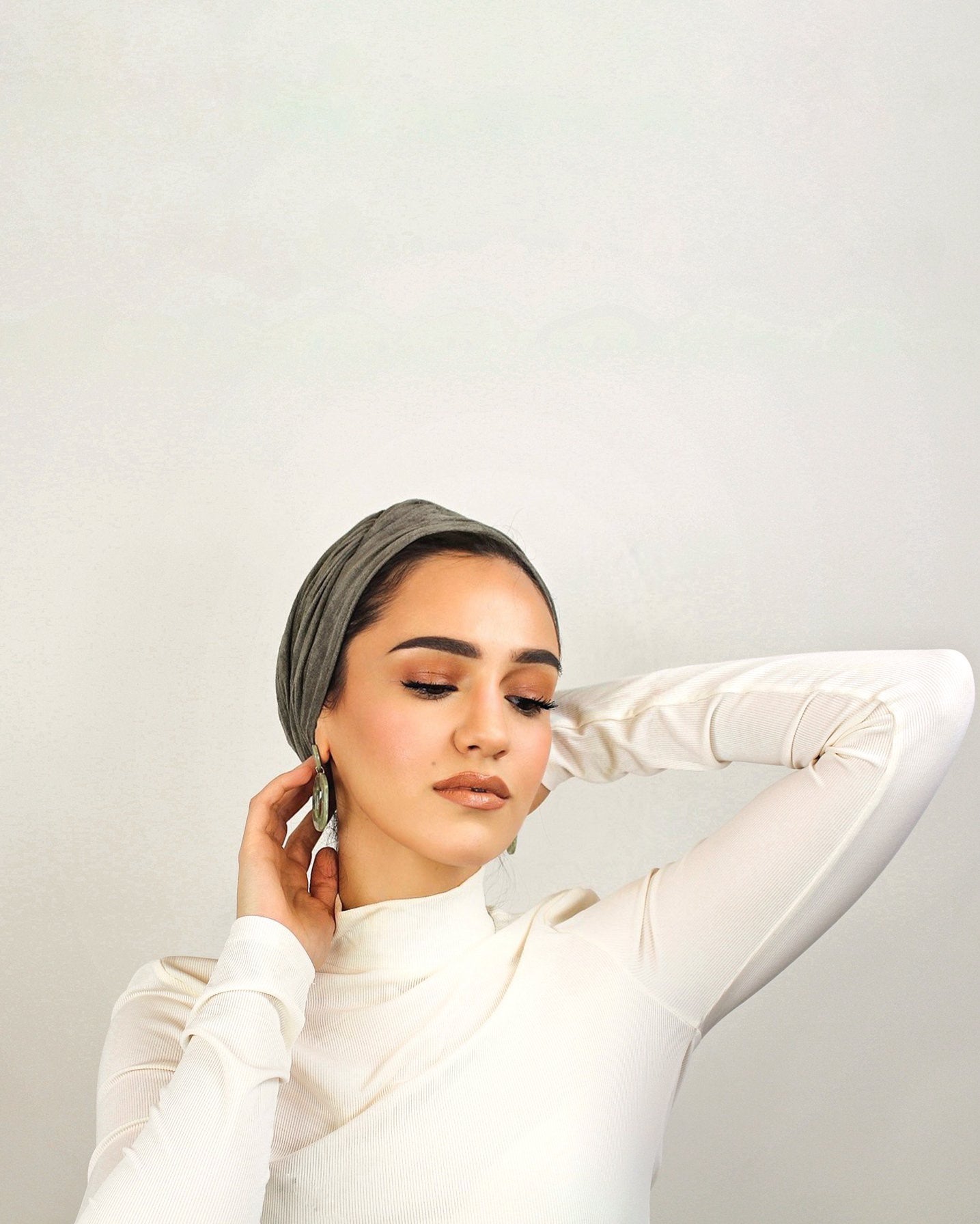 Turban - Suédine Kaki - New Rebels