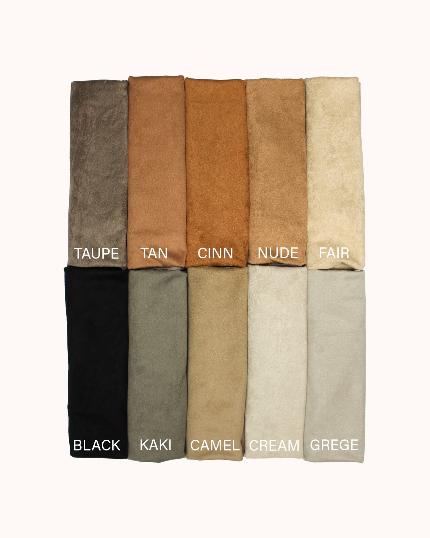 Turban - Suédine Kaki - New Rebels