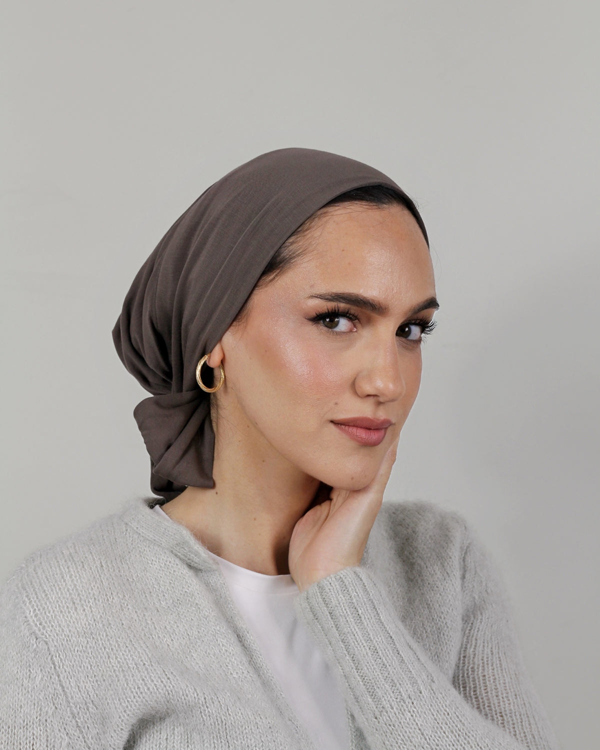 Knot Turban – Bamboo Rich Taupe