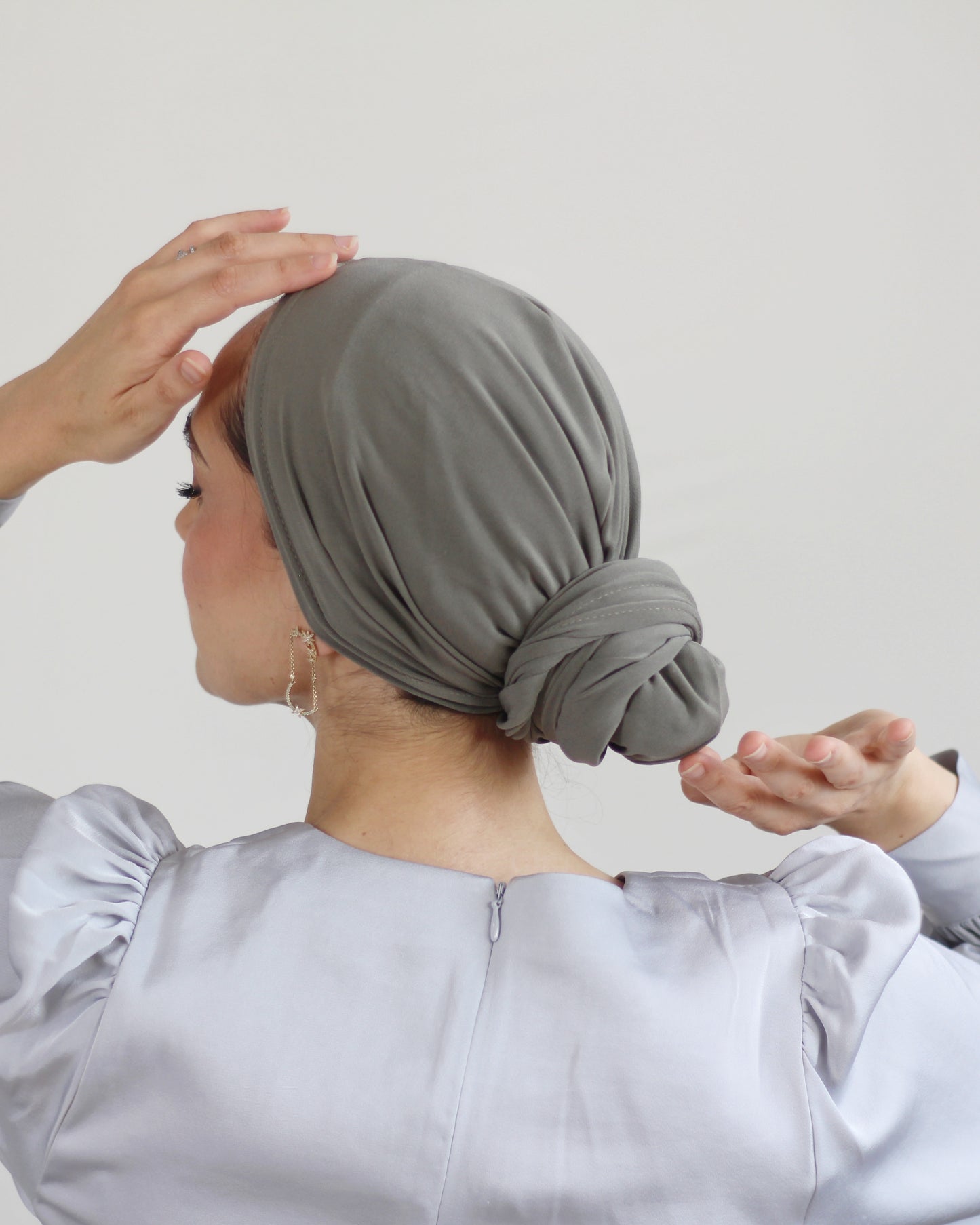 Easy Wrap Turban – Essential Dark Sage