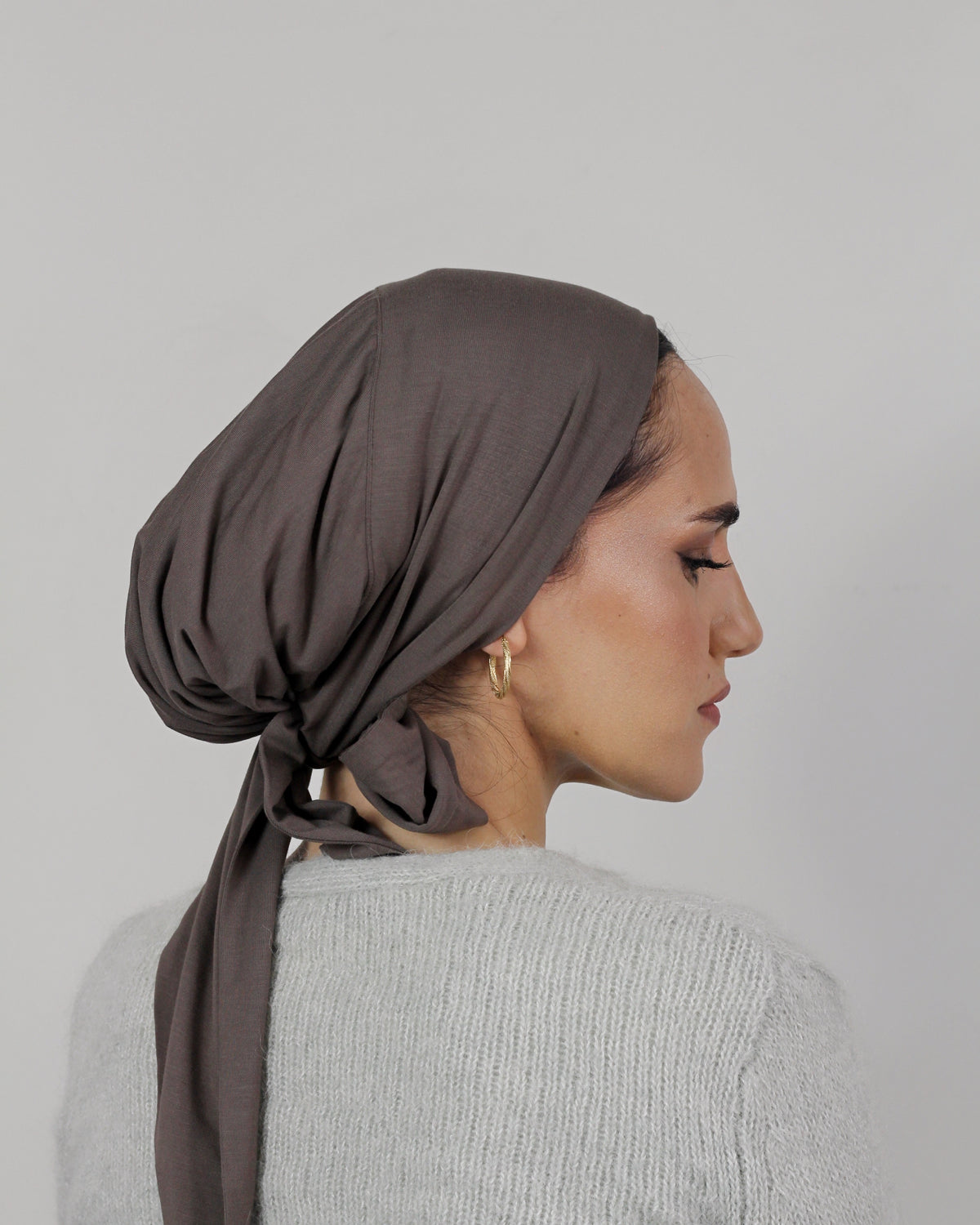 Knot Turban – Bamboo Rich Taupe