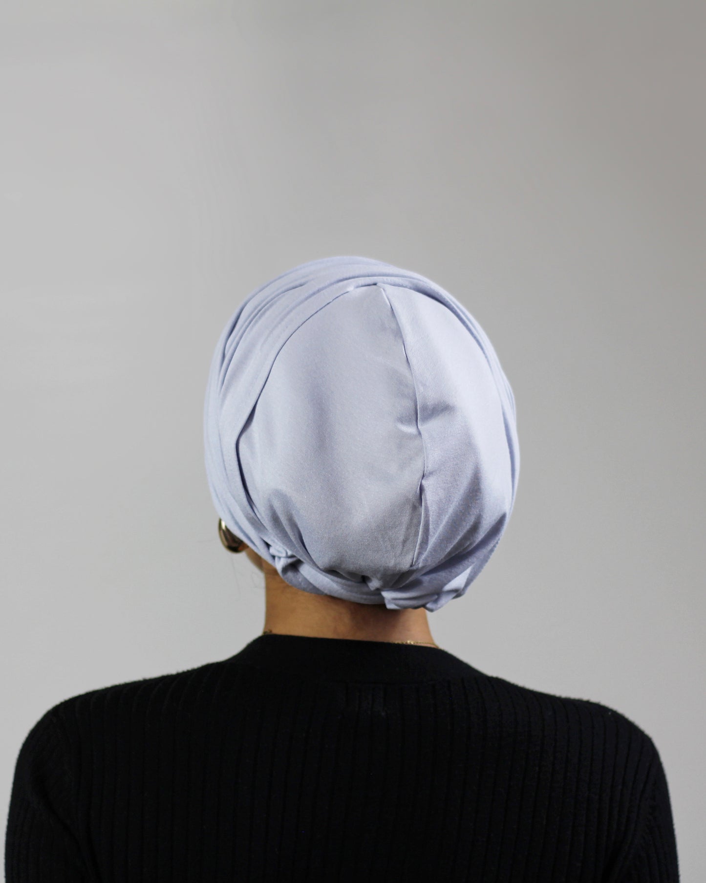 Easy Wrap Turban – Jersey Grey