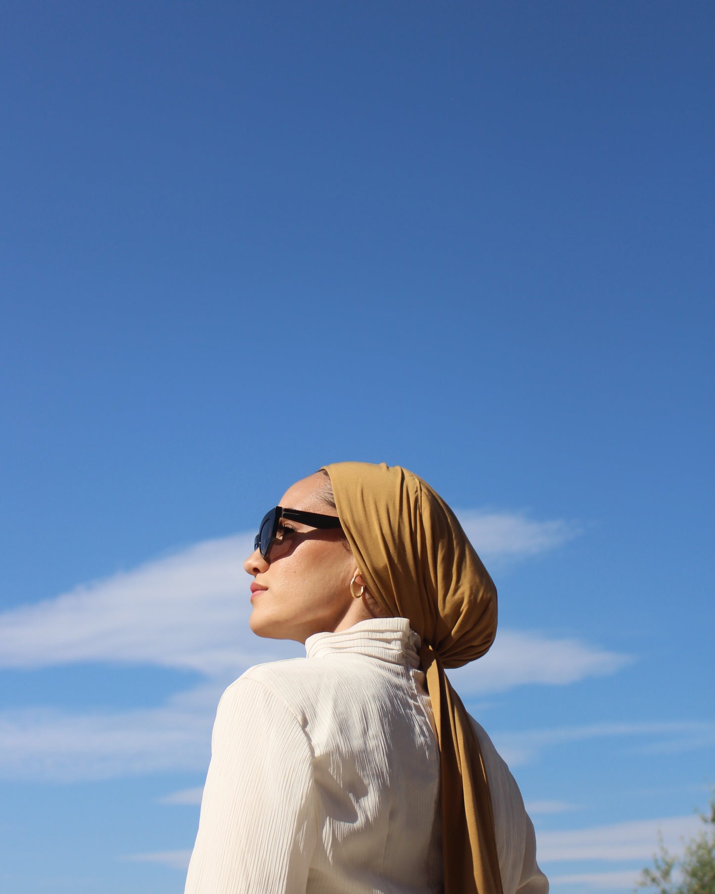 Knot Turban – Bamboo Tan