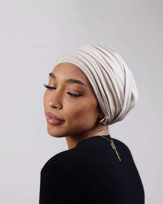 Easy Wrap Turban – Bamboo Sheer