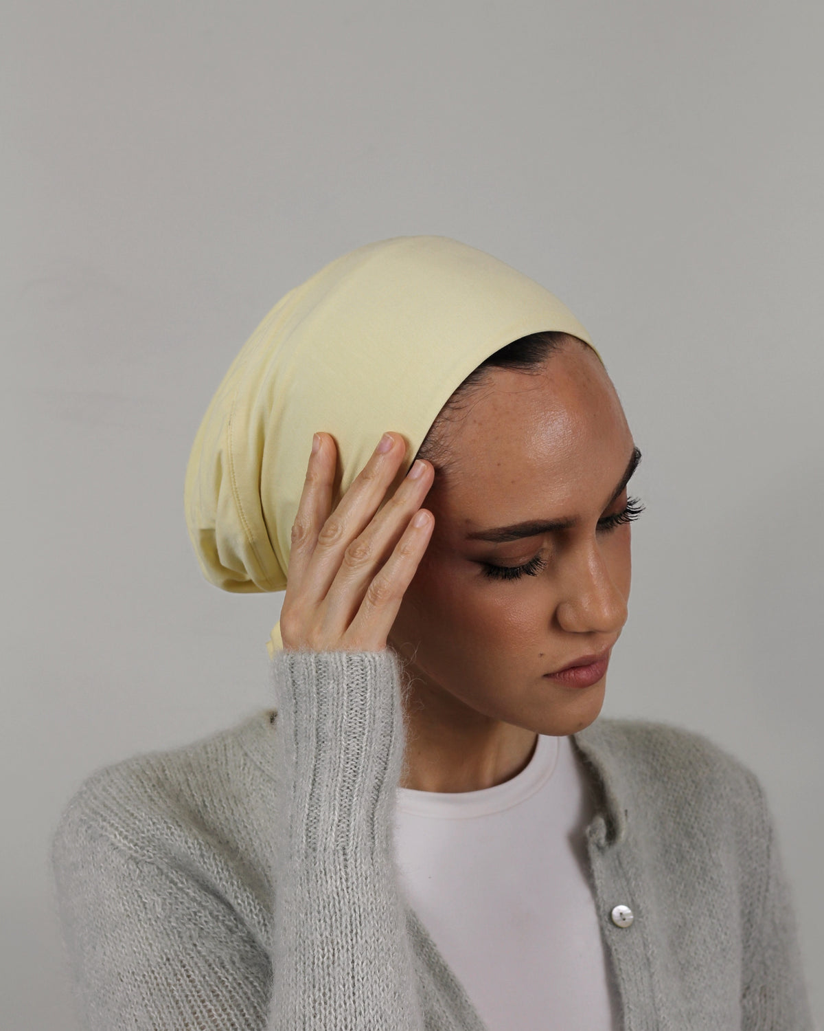 Knot Turban – Bamboo Butter Yellow