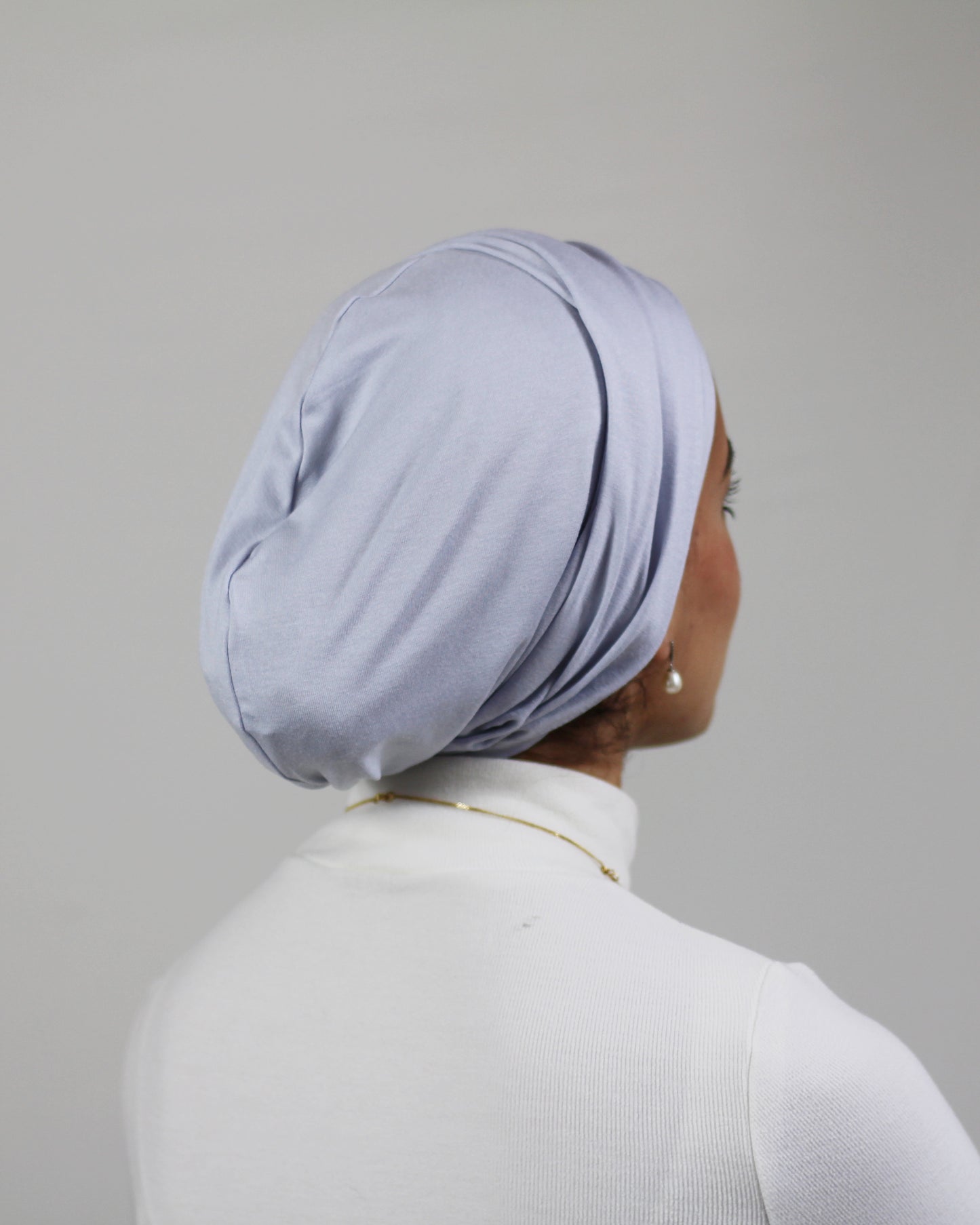 Easy Wrap Turban – Jersey Grey