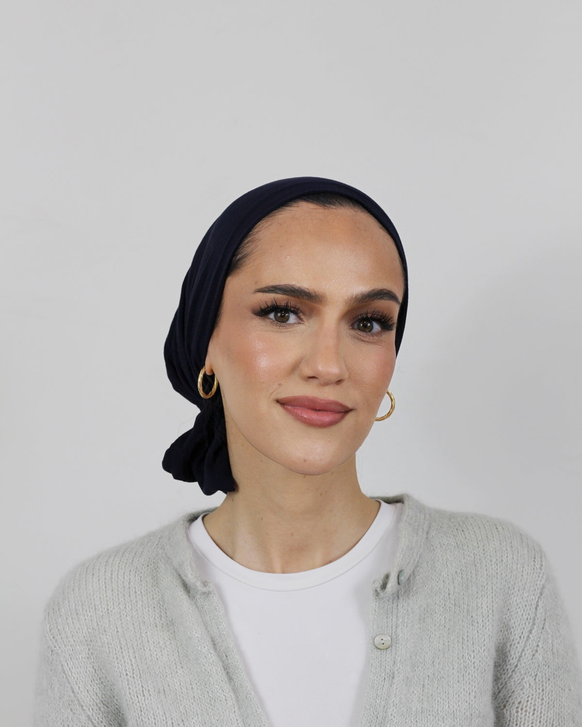 Knot Turban – Bamboo Midnight