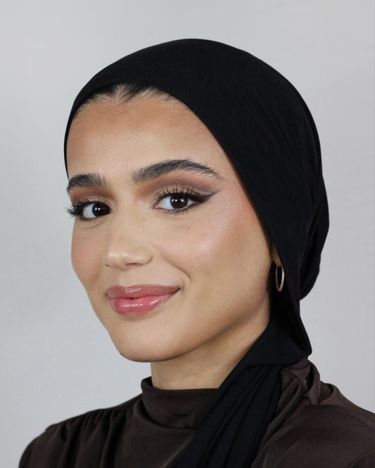 Knot Turban – Bamboo Black