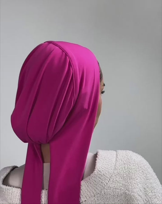 Knot Turban – Essential Fuchsia